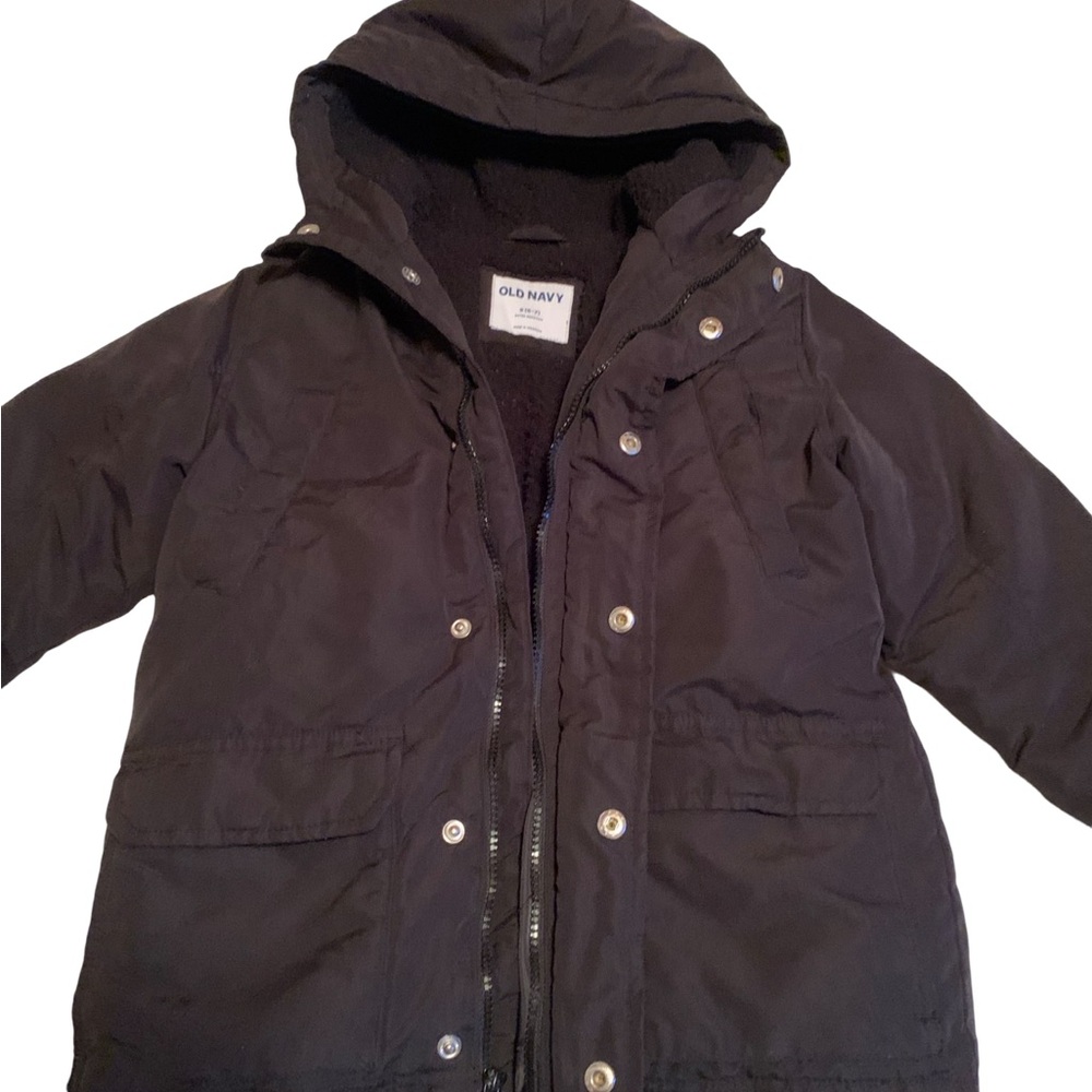 Boys winter jacket, Old Navy, warm soft inside lining